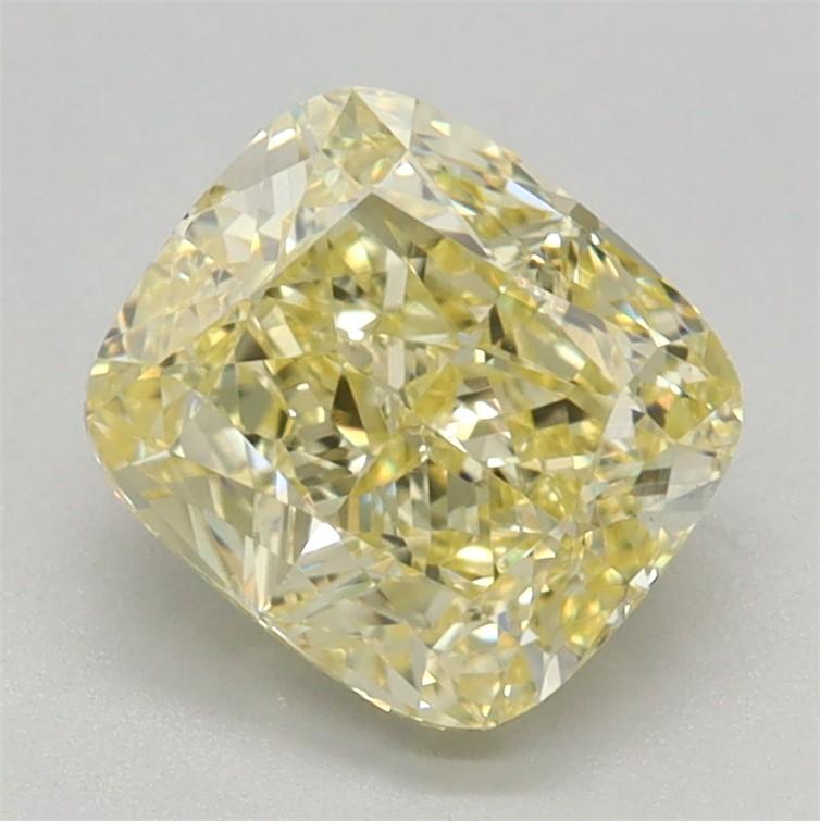 1.45 Ct. Fancy Intense Yellow Cushion Lab Grown Diamond