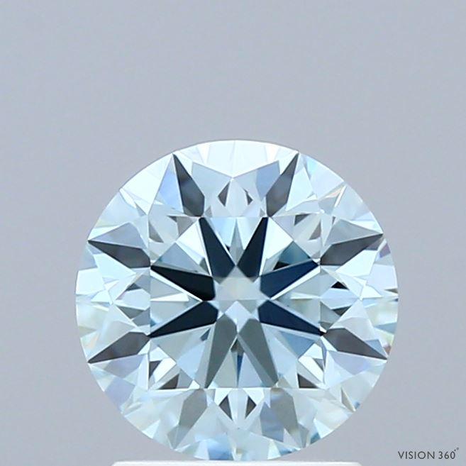 1.39 Ct. Fancy Intense Blue Round Lab Grown Diamond