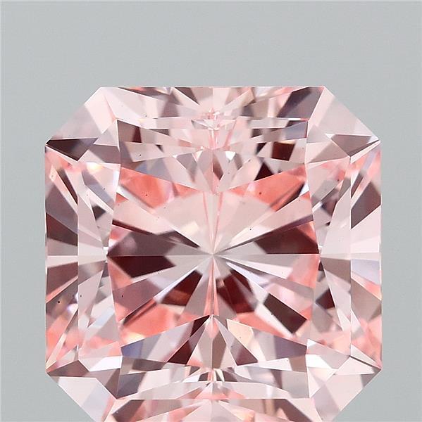 3.04 Ct. Fancy Intense Pink Radiant Lab Grown Diamond