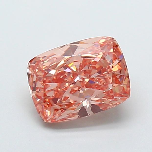 2.35 Ct. Fancy Brownish Pink Cushion Lab Grown Diamond
