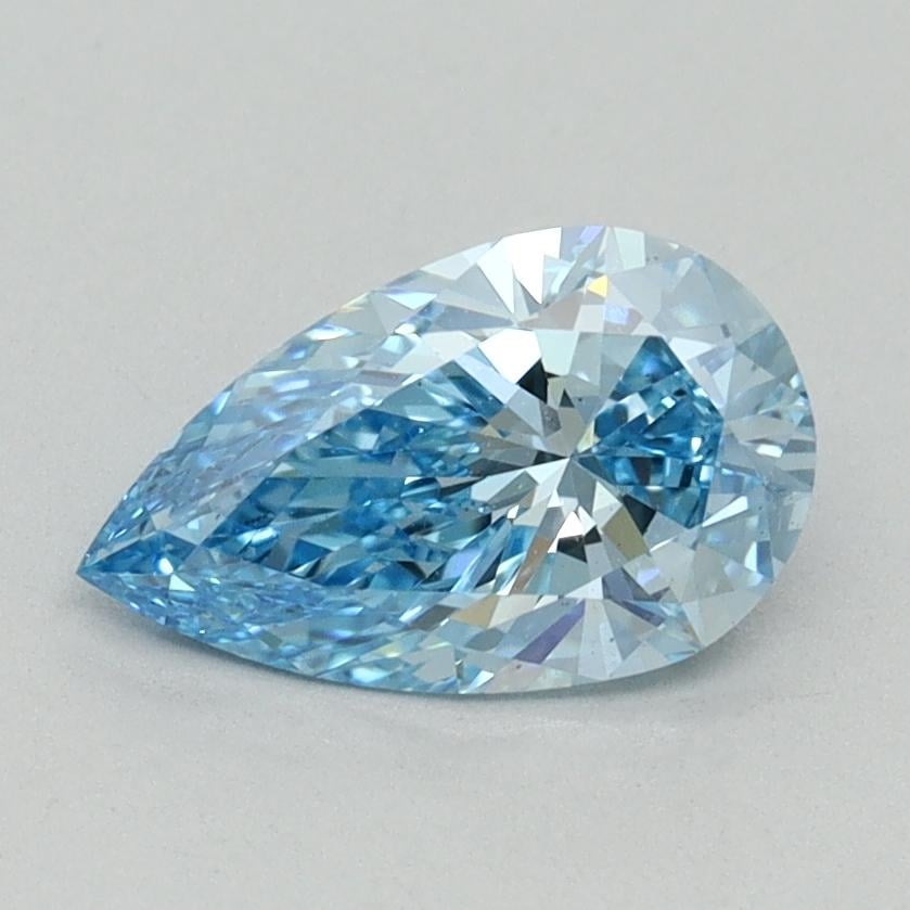 1.01 Ct. Fancy Vivid Blue Pear Lab Grown Diamond