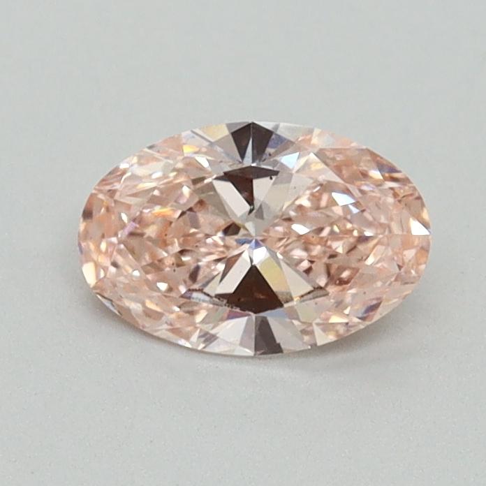 0.50 Ct. Fancy Intense Pink Oval Lab Grown Diamond