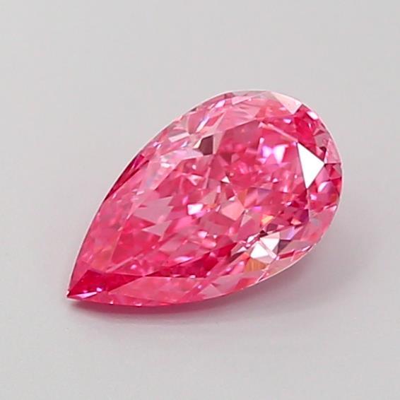 1.02 Ct. Fancy Vivid  Pink Pear Lab Grown Diamond