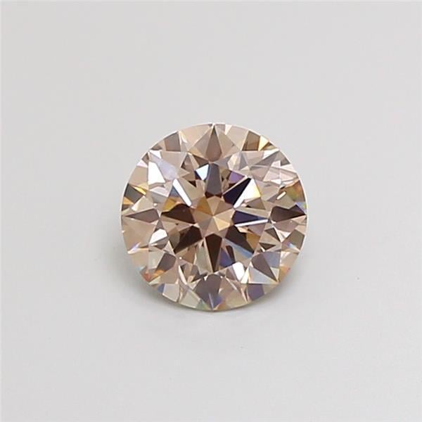 1.24 Ct. Very Light Brown Round Lab Grown Diamond