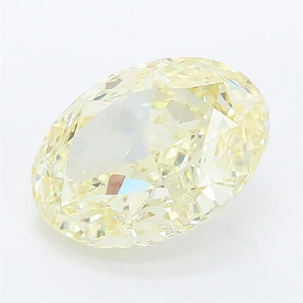 2.54 Ct. Fancy Intense Yellow Oval Lab Grown Diamond