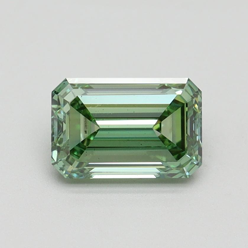 1.01 Ct. Fancy Intense Green Emerald Lab Grown Diamond