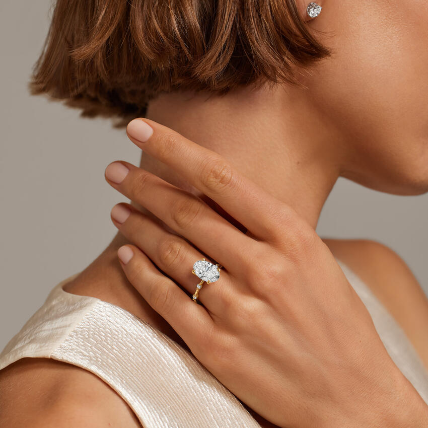 18K Yellow Gold Aimee Diamond Ring