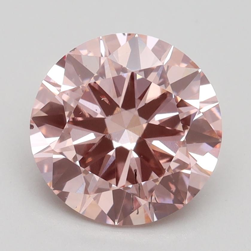 2.30 Ct. Fancy Intense Pink Round Lab Grown Diamond