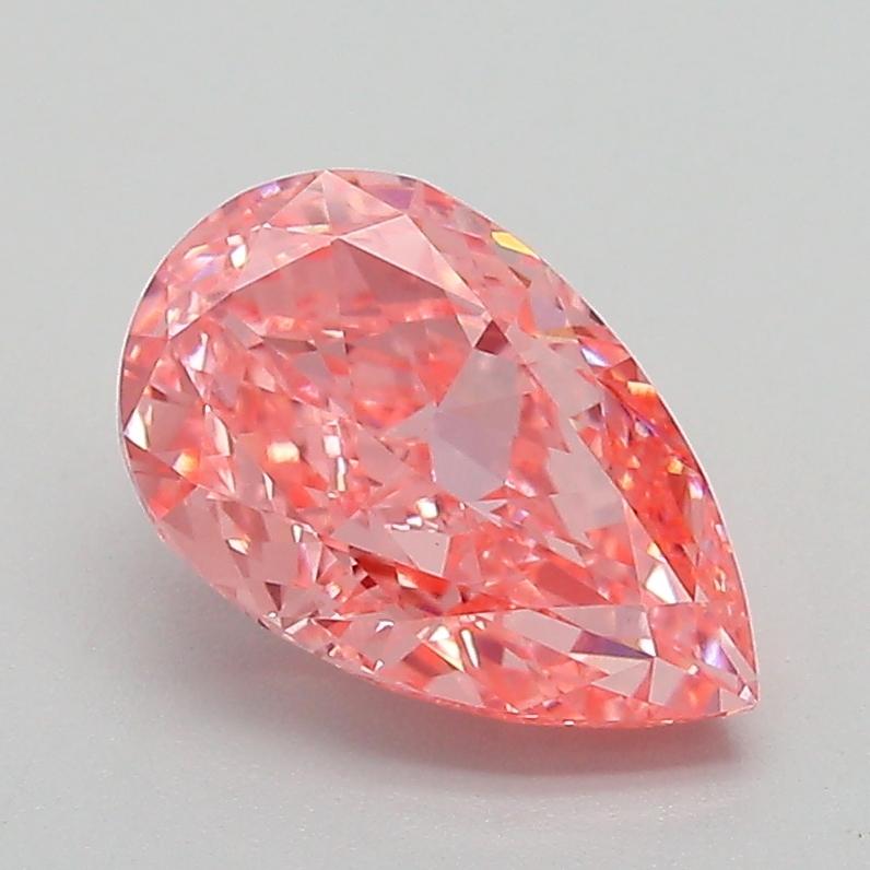 1.79 Ct. Fancy Vivid Pink Pear Lab Grown Diamond