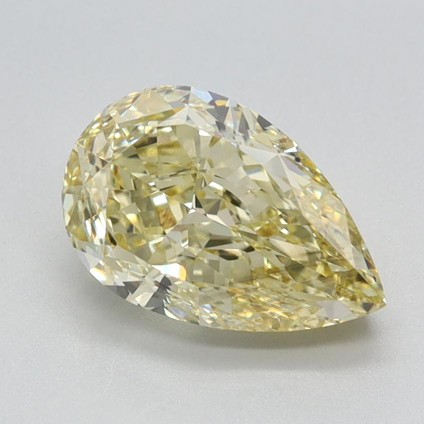 1.75 Ct. Fancy Intense Yellow Pear Lab Grown Diamond