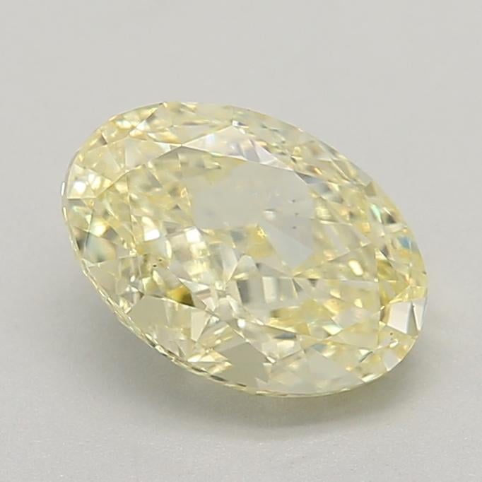 1.34 Ct. Fancy  Yellow Oval Lab Grown Diamond