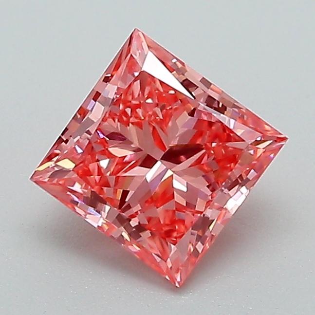 1.02 Ct. Fancy Vivid Pink Princess Lab Grown Diamond