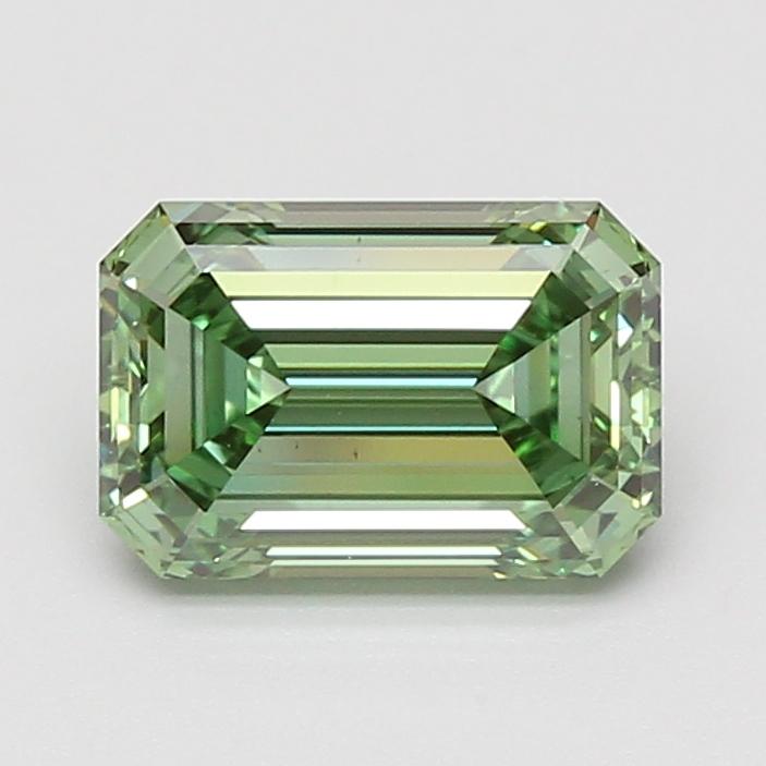 2.09 Ct. Fancy Vivid Green Emerald Lab Grown Diamond