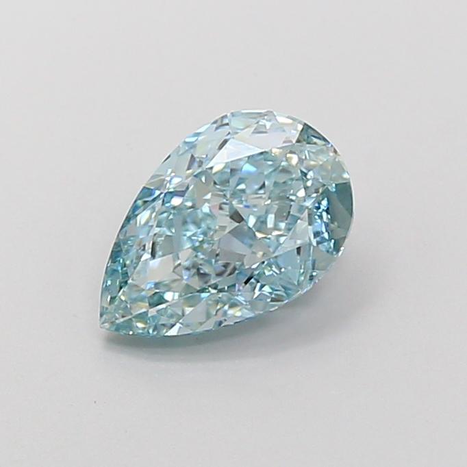 1.59 Ct. Fancy Vivid Blue Pear Lab Grown Diamond
