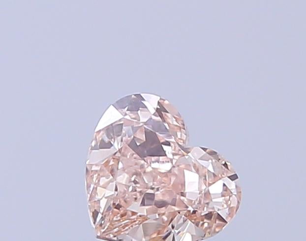 0.29 Ct. Fancy Light Pinkish Brown Heart Lab Grown Diamond