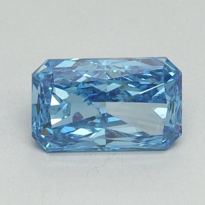 0.83 Ct. Fancy Vivid Blue Radiant Lab Grown Diamond