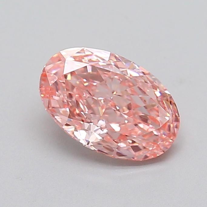 1.54 Ct. Fancy Vivid  Pink Oval Lab Grown Diamond