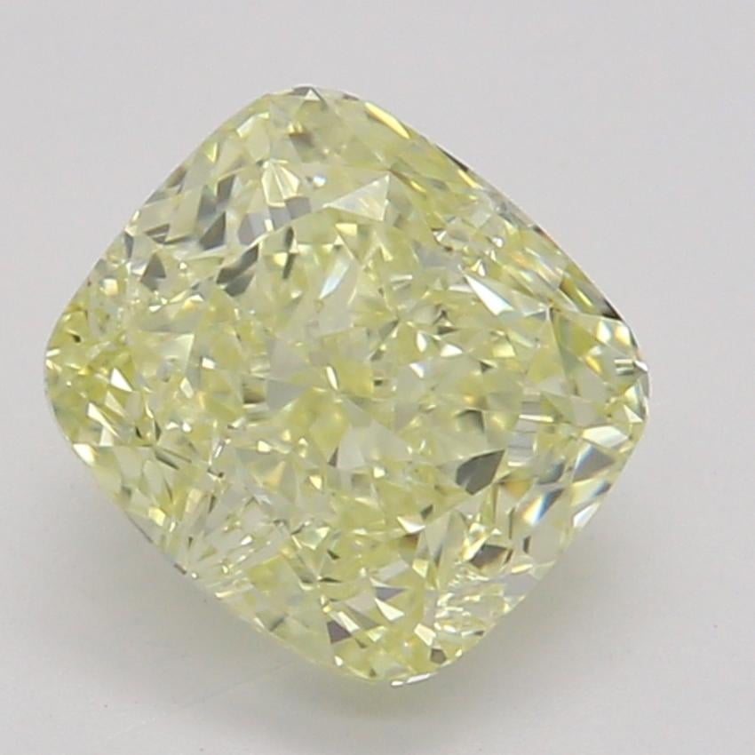 0.81 Ct. Fancy Yellow Cushion Diamond