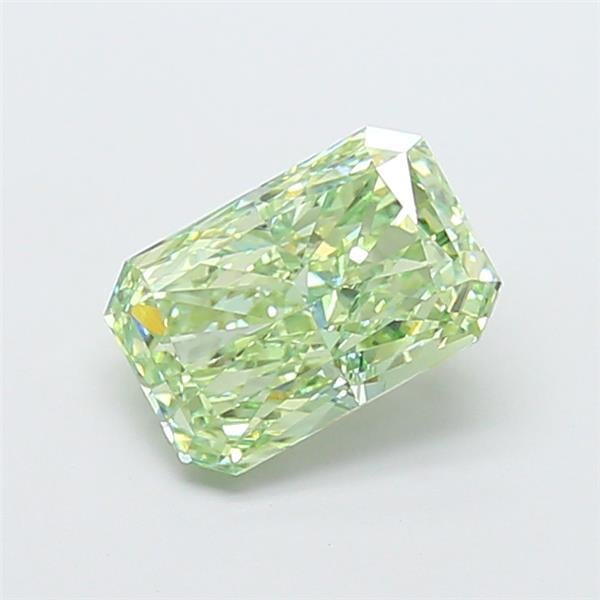 2.08 Ct. Fancy Vivid  Green Radiant Lab Grown Diamond