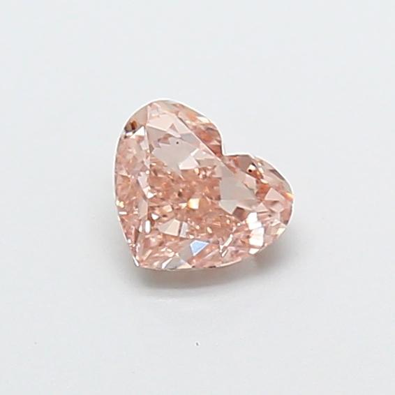 0.45 Ct. Fancy Light  Brown Heart Lab Grown Diamond