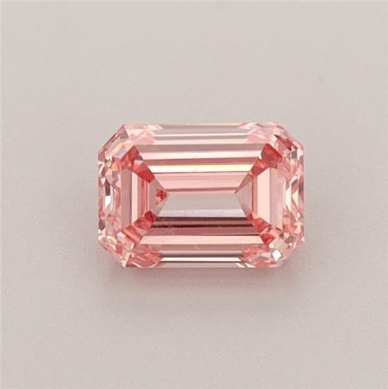 0.54 Ct. Fancy Intense Pink Emerald Lab Grown Diamond