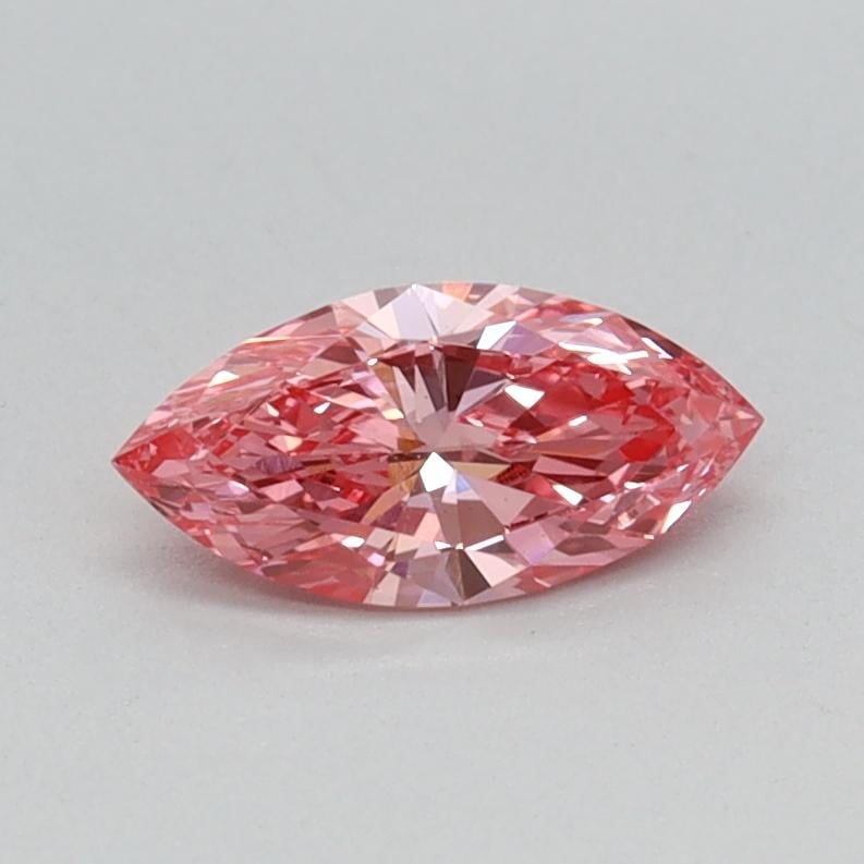 0.37 Ct. Fancy Vivid Pink Marquise Lab Grown Diamond