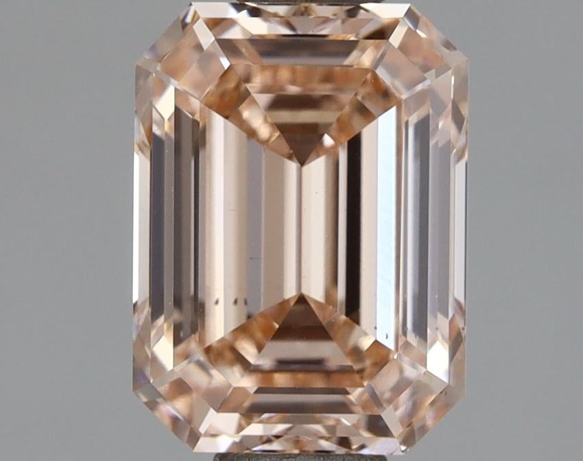 2.00 Ct. Fancy Light Brownish Pink Emerald Lab Grown Diamond