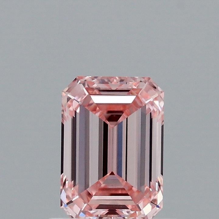 0.89 Ct. Fancy Intense Pink Emerald Lab Grown Diamond