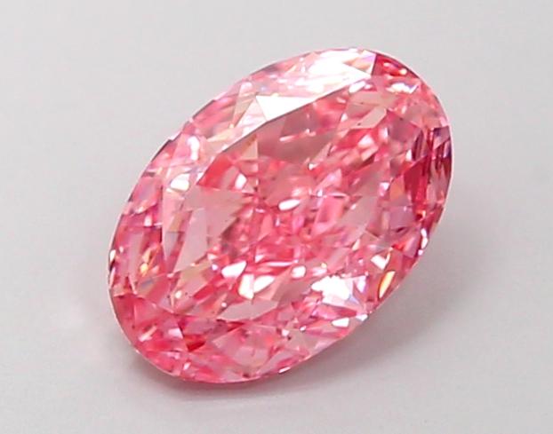 1.54 Ct. Fancy Vivid Pink Oval Lab Grown Diamond