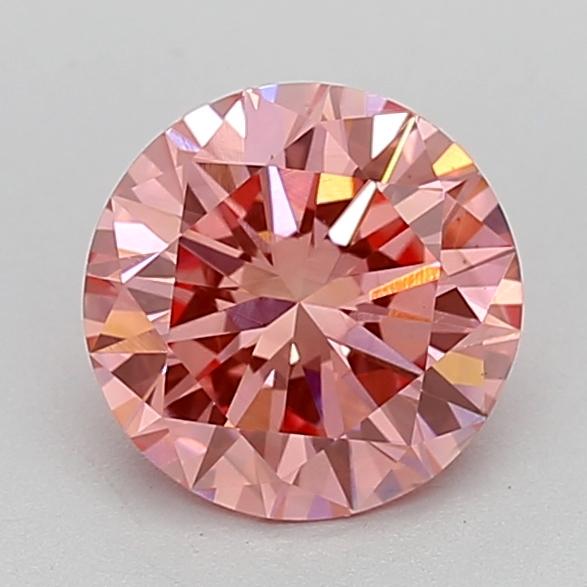 1.31 Ct. Fancy Vivid  Pink Round Lab Grown Diamond