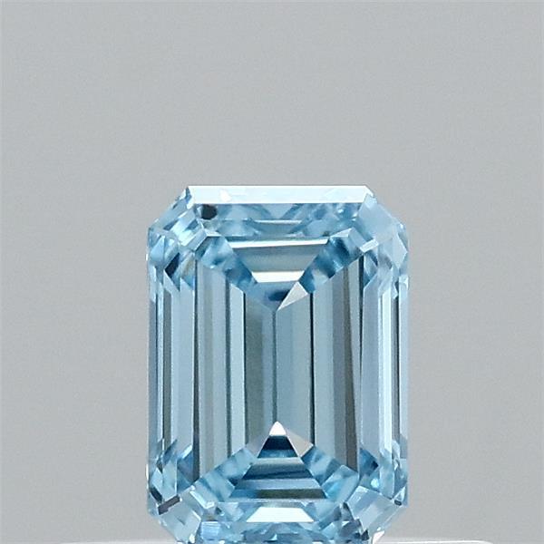 0.37 Ct. Fancy Vivid Blue Emerald Lab Grown Diamond