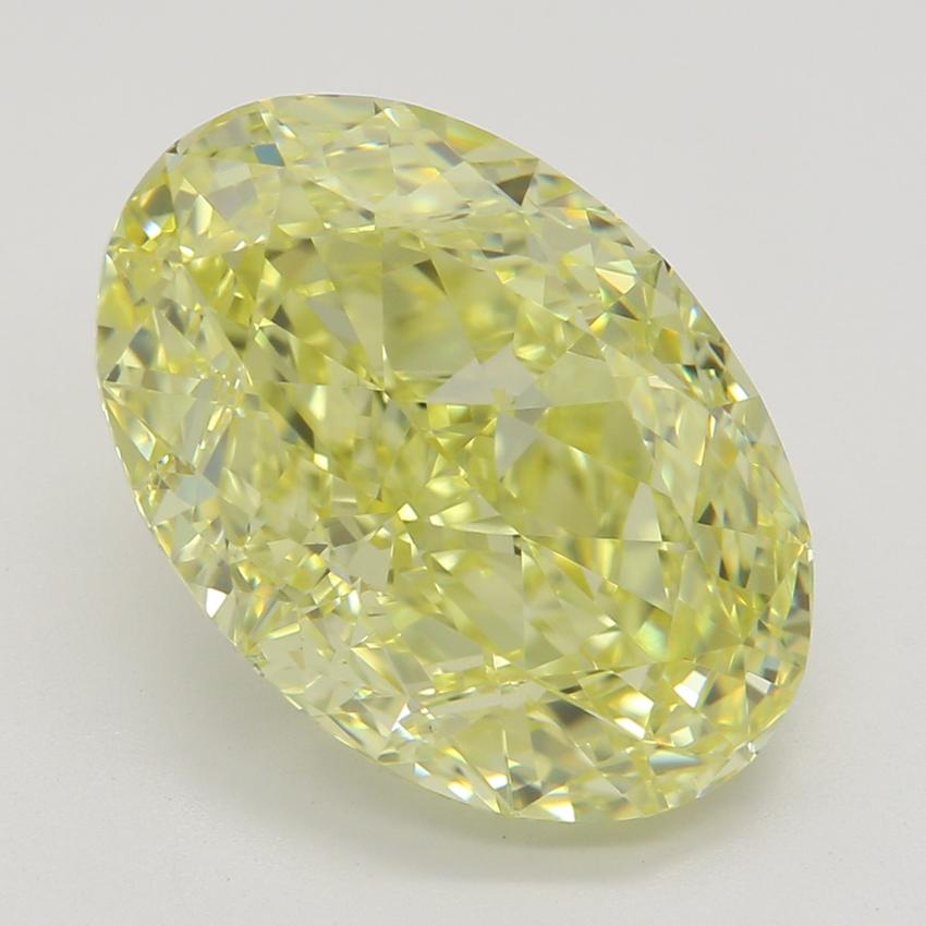 4.54 Ct. Fancy Intense Yellow Oval Diamond