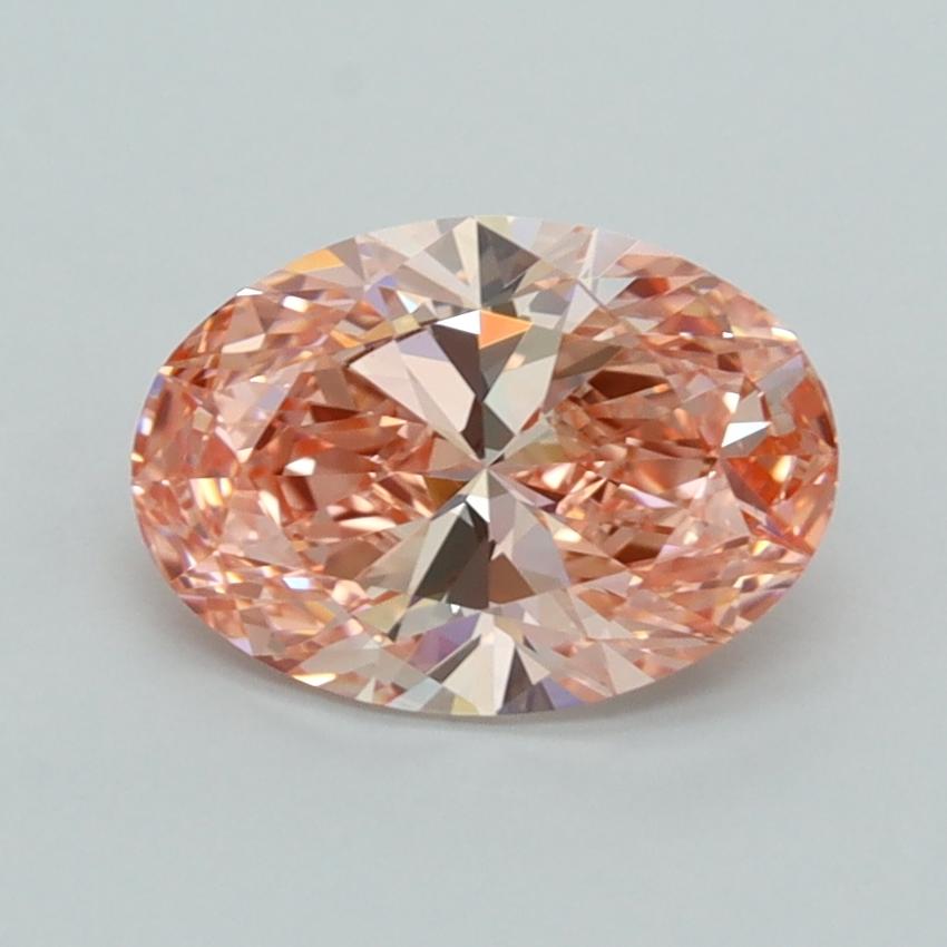 1.54 Ct. Fancy Vivid  Pink Oval Lab Grown Diamond