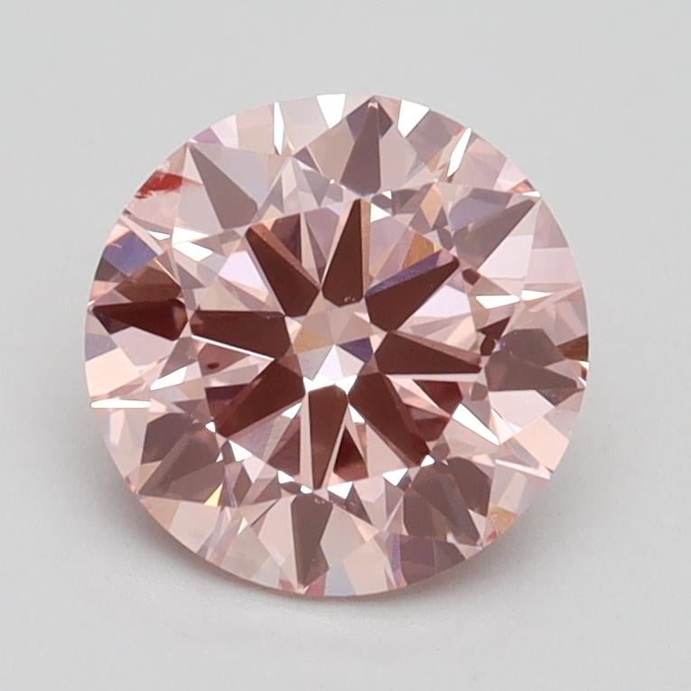 1.52 Ct. Fancy Intense Pink Round Lab Grown Diamond