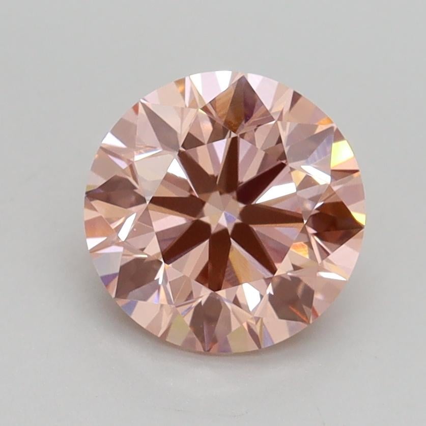 1.56 Ct. Fancy Intense Pink Round Lab Grown Diamond