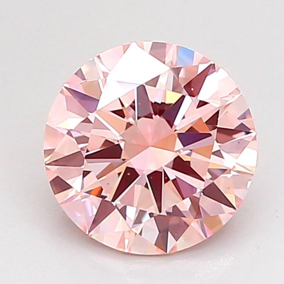 1.33 Ct. Fancy Pink Round Lab Grown Diamond