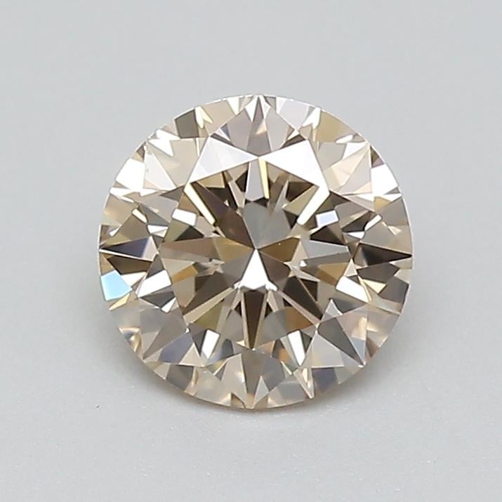0.50 Ct. Light  Brown Round Lab Grown Diamond