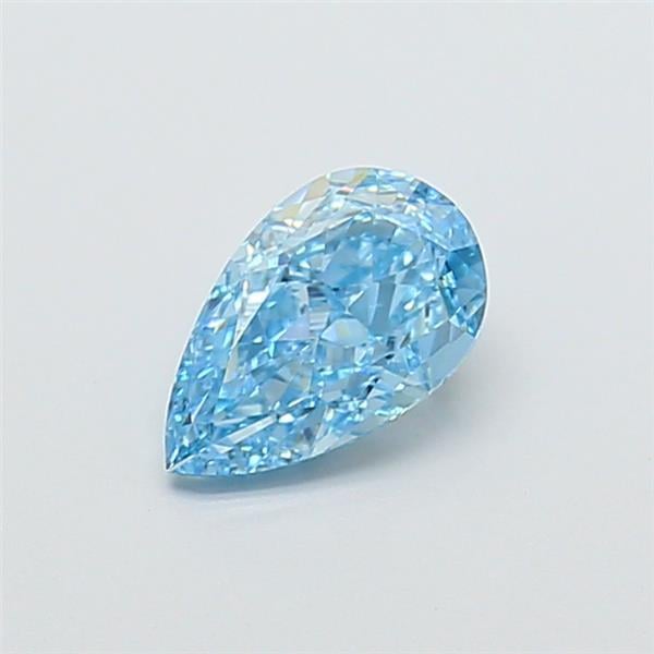 1.01 Ct. Fancy Vivid Blue Pear Lab Grown Diamond