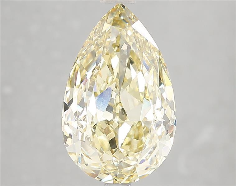 4.57 Ct. Fancy Intense Yellow Pear Lab Grown Diamond