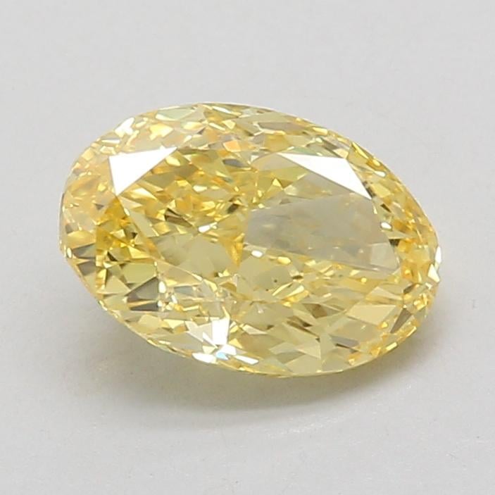 2.01 Ct. Fancy Vivid Yellow Oval Lab Grown Diamond