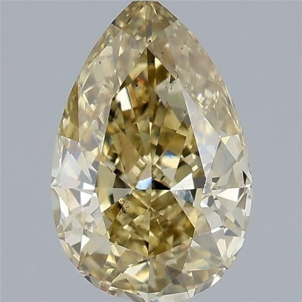 1.06 Ct. Fancy Intense Yellow Pear Lab Grown Diamond