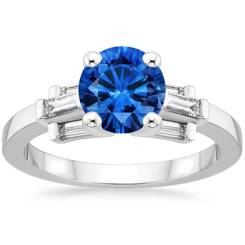 Sapphire Harlow Diamond Ring (1/3 ct. tw.) in 18K White Gold