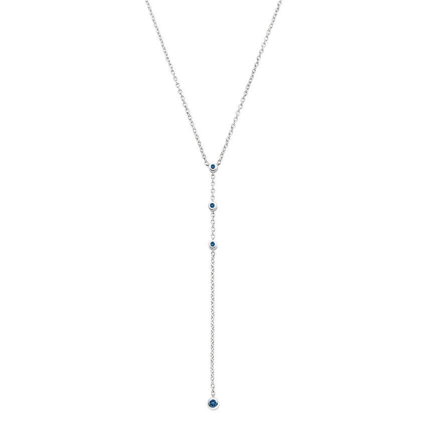 Lariat London Blue Topaz Necklace 