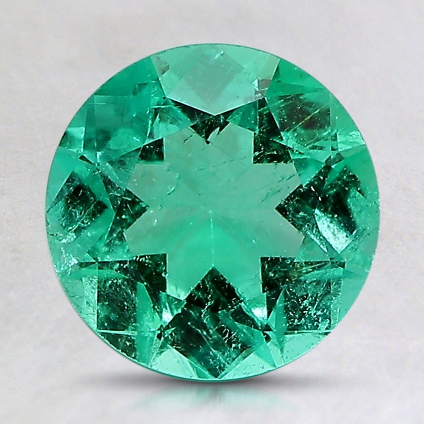 8.7mm Round Colombian Emerald