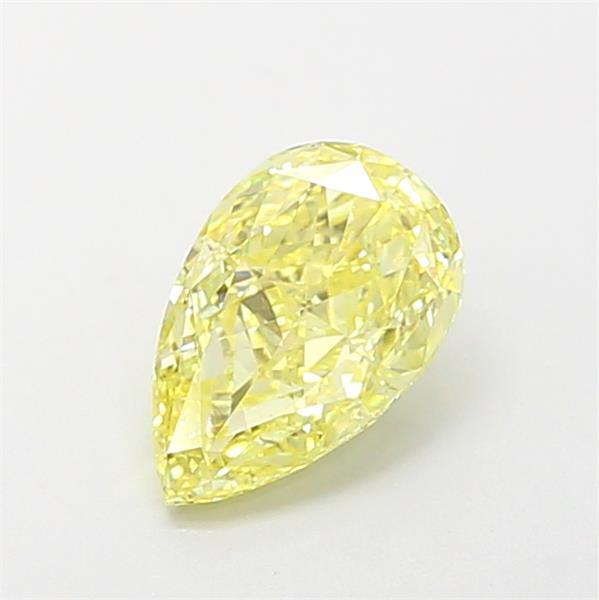 1.02 Ct. Fancy Intense Yellow Pear Lab Grown Diamond