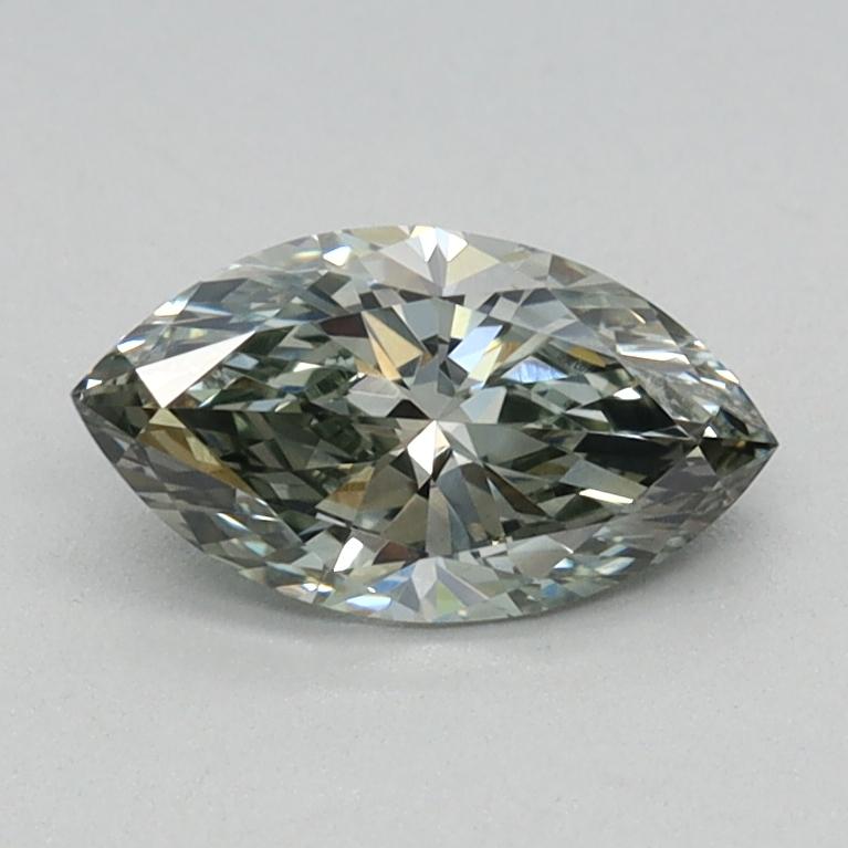 0.49 Ct. Fancy Intense Green Marquise Lab Grown Diamond