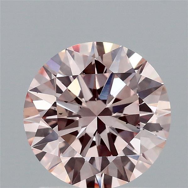 1.53 Ct. Fancy Intense Pink Round Lab Grown Diamond