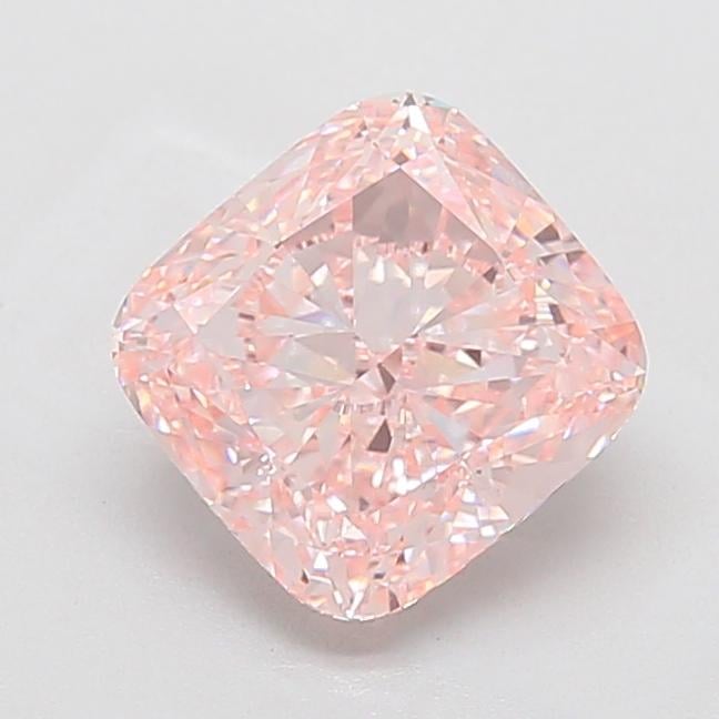 3.51 Ct. Fancy Intense Pink Cushion Lab Grown Diamond