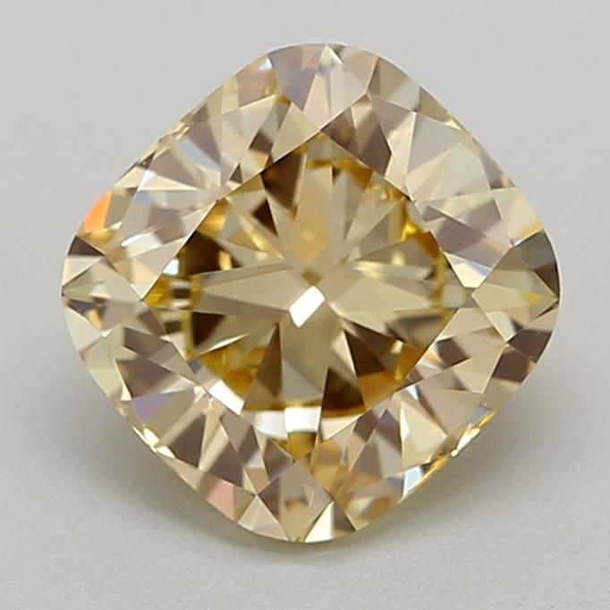 1.01 Ct. Fancy  Yellow Cushion Lab Grown Diamond