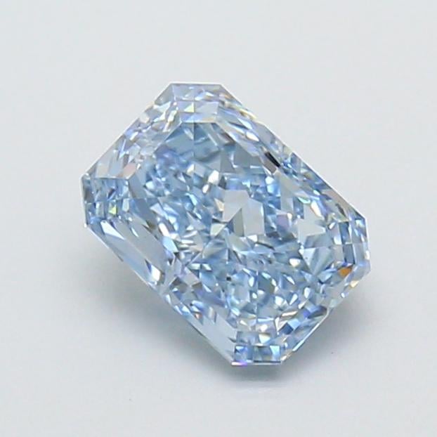 1.13 Ct. Fancy Vivid Blue Radiant Lab Grown Diamond